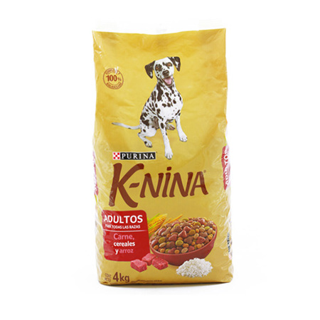 Imagen de Alimento Canino Sabor A Carne Y Arroz K-nina Purina  4 K.