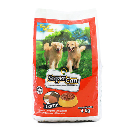 Imagen de Alimento Canino Sabor a Carne Supercan 4 K.