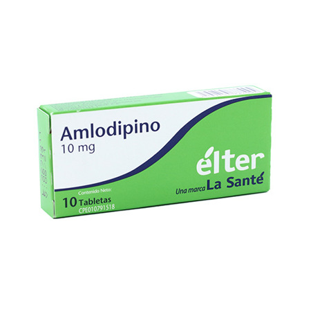 Imagen de Amlodipina Tab. 10Mg X10 Élter.