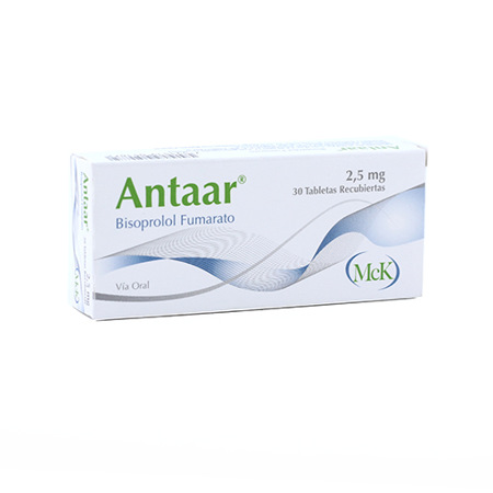 Imagen de Bisoprolol Antaar Tab. 2.5Mg X30