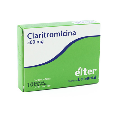 Imagen de Claritromicina Tab. 500Mg X10 Élter.