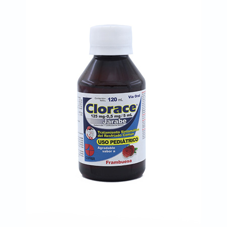 Imagen de Acetaminofen + Clorfeniramina Clorace Jbe. X120Ml.