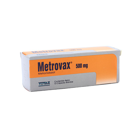 Imagen de Metronidazol Metrovax Capsula Blanda 500Mg X15.