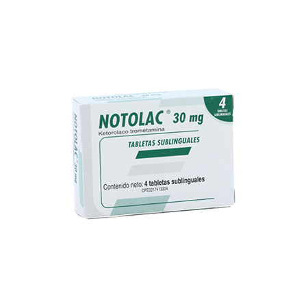 Imagen de Keterolaco Notolac Sl Tab. 30Mg X4