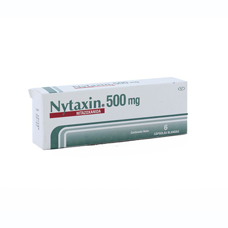 Imagen de Nitazoxanida Nytaxin Capsula 500Mg X6 Vivax