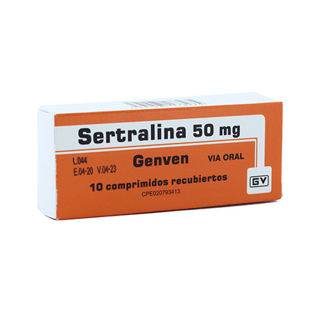 Imagen de Sertralina Comp. 50Mg X10 Genven