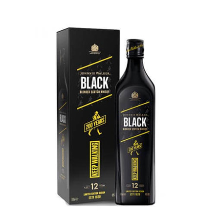 Imagen de Whisky Johnnie Walker Black Label 200 Años 0,75L