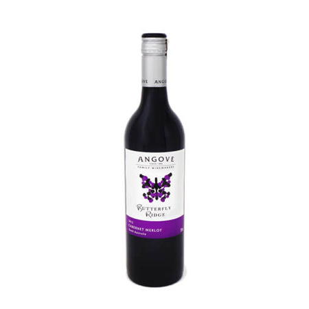 Imagen de Vino Tinto Cabernet Merlot Angove Butterfly Ridge 0.75 L.