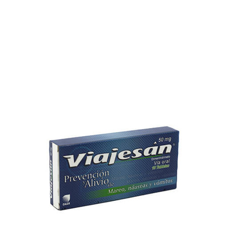 Imagen de Dimenhidrinato Viajesan Tab 50Mg X10