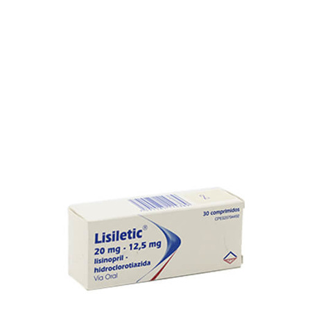 Imagen de Lisinopril+Hct Lisiletic Comp. 20Mg/12.5 X30