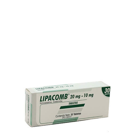 Imagen de Rosuvastatina Lipacomb Tab. 10/20Mg X30