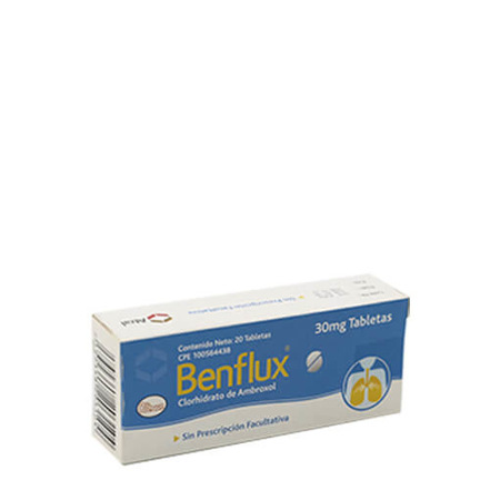 Imagen de Ambroxol Benflux Tab. 30Mg X20