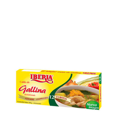 Imagen de Caldo De Gallina Iberia 144 Gr.