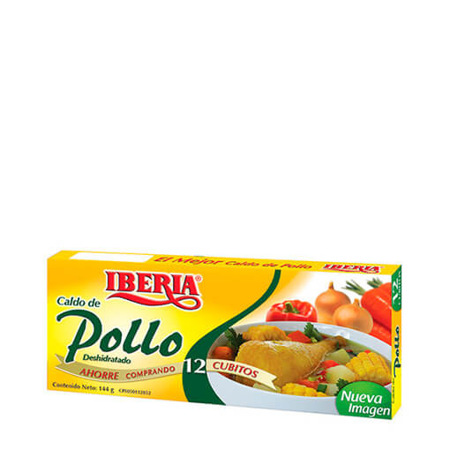 Imagen de Caldo De Pollo Iberia 144 Gr.