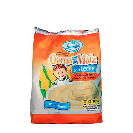 Imagen de Crema De Maíz Con Leche Lumalac 400 Gr.