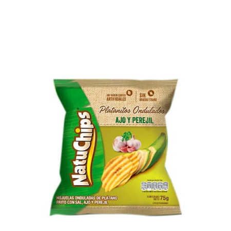 Imagen de Platanito Con Ajo Y Perejil Natuchips 75 Gr.