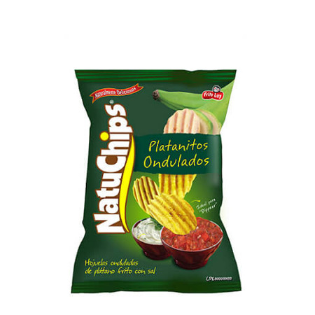 Imagen de Platanitos Ondulados Natuchips 145 Gr.