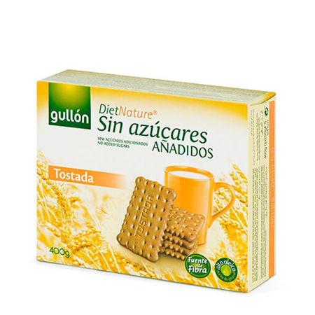 SIGO - Galleta Tostada Sin Azúcar Gullón 400 Gr.