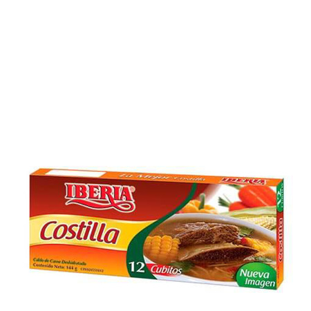 Imagen de Caldo De Costilla Iberia (12 Unidades).