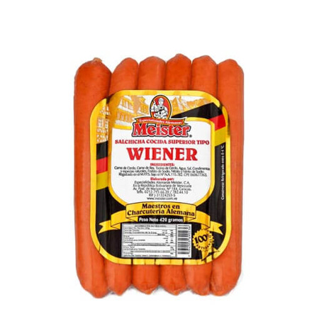 Imagen de Salchicha Wieners Meister 420 Gr.