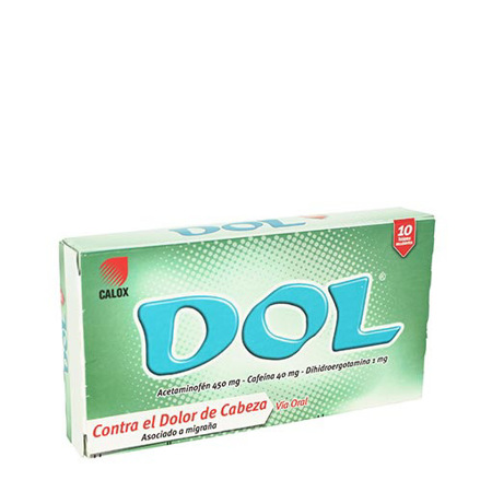 Imagen de Acetaminofen Dol Tab. X10