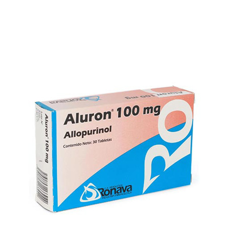 Imagen de Alopurinol Aluron Tab. 100Mg X30