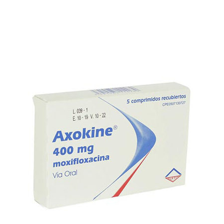 Imagen de Moxifloxacina Axokine Comp. 400Mg X5