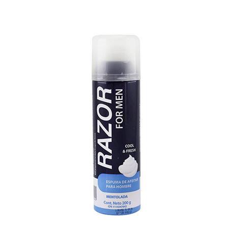 SIGO - Espuma De Afeitar Mentolada Para Hombre Razor 200Gr.