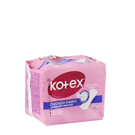 Imagen de Protectores Diarios Kotex (15 Unidades).