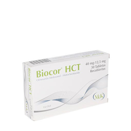 Imagen de Olmesartan + Hct Biocor 40Mg/12,5 X30