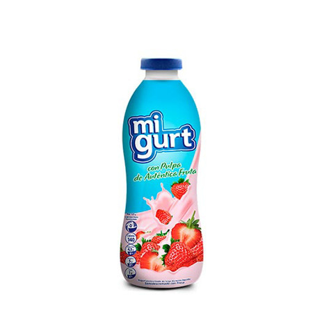 Imagen de Yogurt Líquido De Fresa Migurt 730 Gr.