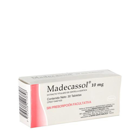 Imagen de Centella Asiatica Madecassol Tab 10Mg