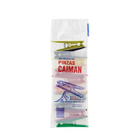 Imagen de Gancho Para Ropa Plástico Caiman (12 Unidades).