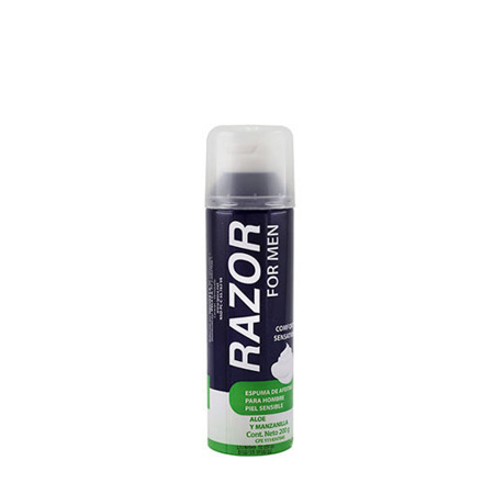 SIGO - Espuma Para Afeitar Piel Sensible Hombres Razor 200 Ml.