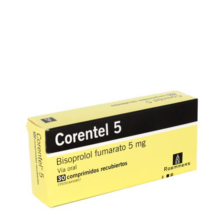 Imagen de Bisoprolol Corentel Comp. 5Mg X30