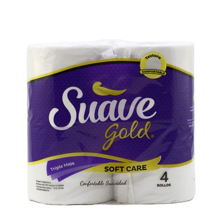 Imagen de Papel Higiénico Suave Gold (4 Unidades).