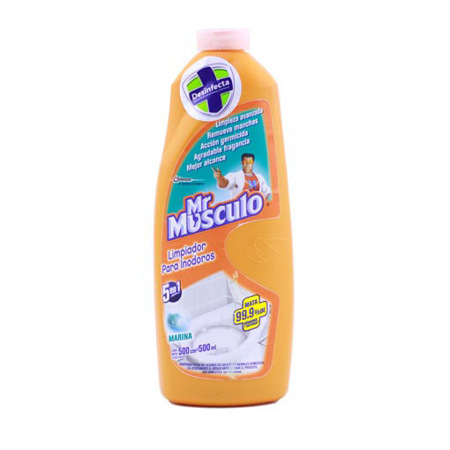 Imagen de Limpiador De Inodoro 5/1 Liquido Mr Musculo 500 Ml.