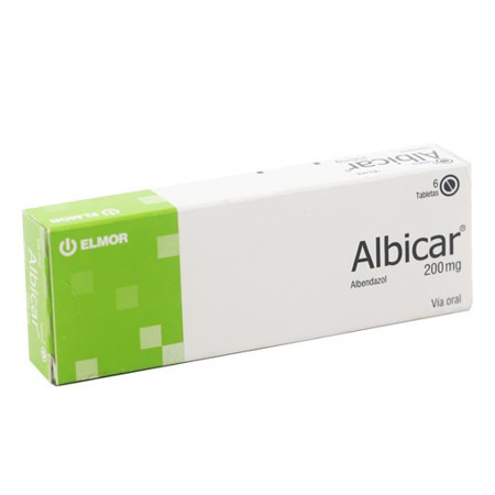 Imagen de Albendazol Albicar Tab 200Mg X6