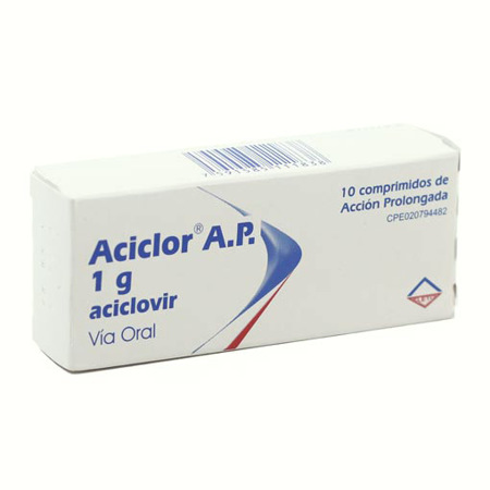 Imagen de Aciclovir Aciclor Comp 1G X10