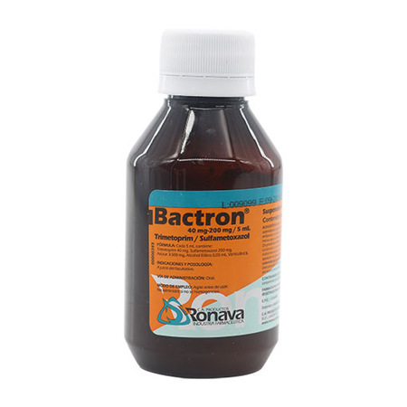 Imagen de Trimetoprim + Sulfametoxazol Bactron Susp. 100Ml