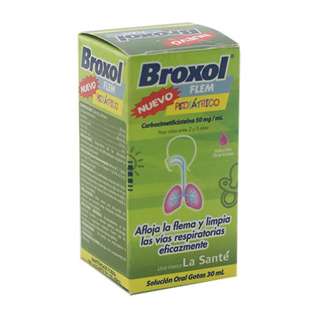 Imagen de Carbocisteina Broxol Flem Gts. Ped. 30Ml