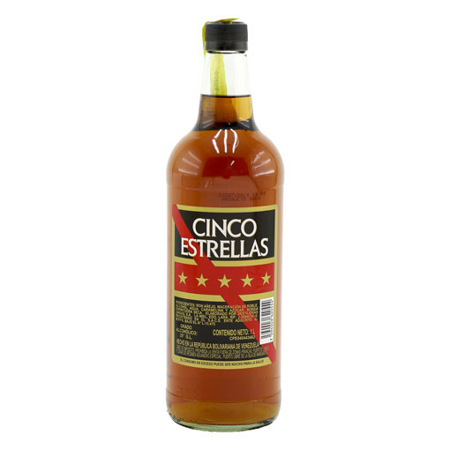 Imagen de Licor De Ron Cinco Estrellas 1 L.