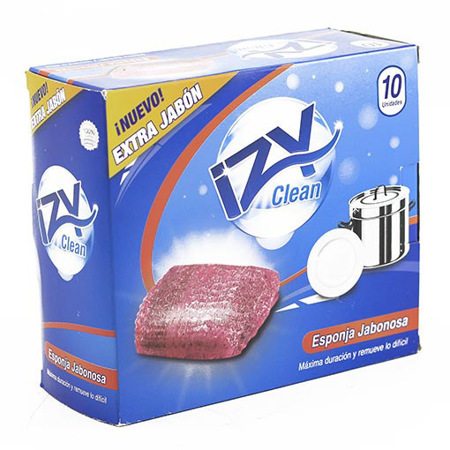 Imagen de Esponja Jabonosa Izyclean (10 Unidades).