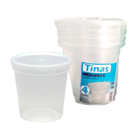 Imagen de Tina Mediana Wow 22 Oz (4 Unidades).