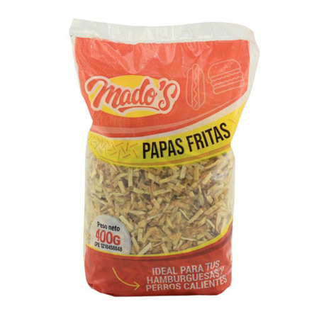 SIGO Papas Fritas Para Perro Caliente Mado s 400 Gr
