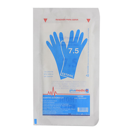 Imagen de Guantes Latex 7,5 Plus Medic.