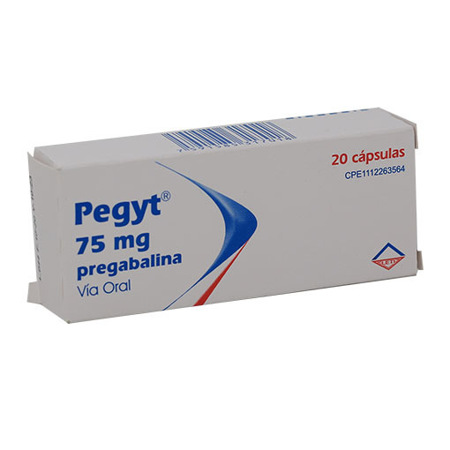 Imagen de Pregabalina Pegyt Cap. 75Mg X20