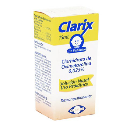 Imagen de Oximetazolina Clarix Sol. Nasal Ped. 15Ml