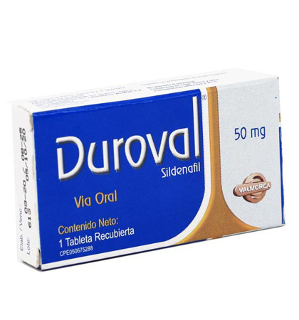 Imagen de Sildenafil Duroval Tab. 50Mg X1