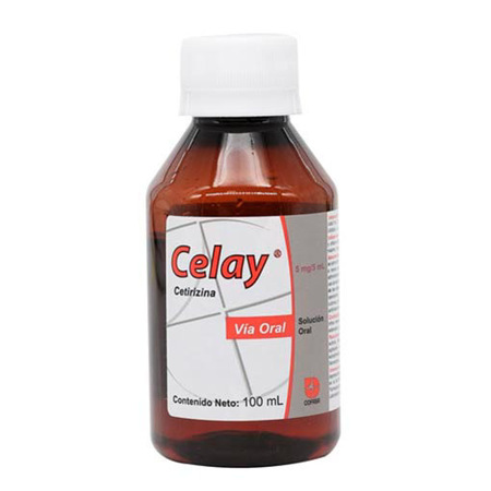 Imagen de Cetirizina Celay Jbe. Ped. 5Mg/5Ml X100Ml